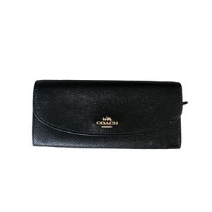 Used Black Coach Wallet